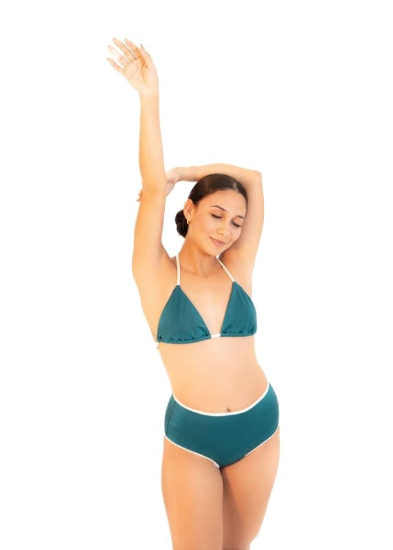 Set Tayrona | Vestido de baño dos piezas | Bikini Tiro Alto